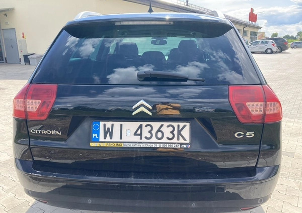 Citroen C5 cena 15900 przebieg: 308000, rok produkcji 2008 z Warszawa małe 232